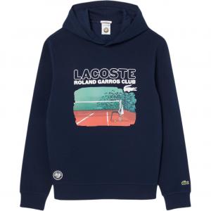 Толстовка Rolland Garros Club LACOSTE, 166/темно-синий