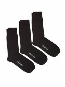 Носки DillySocks 3er Pack One Color Smooth, цвет smooth night black