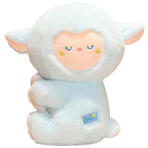 Креативная плюшевая кукла-животное с вытяжной веревочкой, высота 30 см Barbne, Cloud Lamb