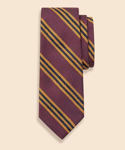 Шелковый галстук в полоску Shantung BB#1