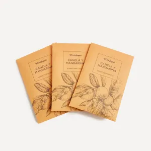 Набор из 3 саше с ароматом мандарина и корицы El Corte Inglés, апельсин