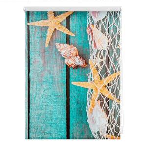 Рулонные шторы Lichtblick Bretter Beach, 60x150x5 см цвет petrol