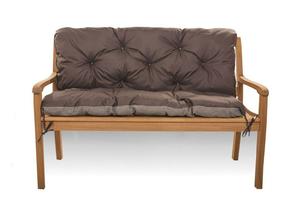 Подушка для садовой скамейки 100x60x50 красный | подушка для уличной скамейки | Уличная подушка | Подушка для сиденья скамья | подушка для скамейки на открытом воздухе в Голливуде Setgarden, коричневый