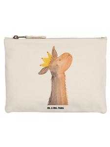 Mr. & Mrs. Panda Пенал, голова ламы, король, без надписи, белого цвета