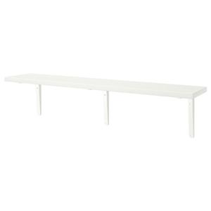 Консоль с полкой, белый, 120х20 см, BERGSHULT / TOMTHULT IKEA