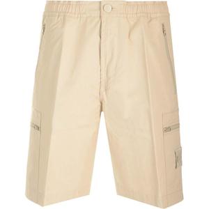 Повседневные шорты мужские хаки Stone Island, хаки