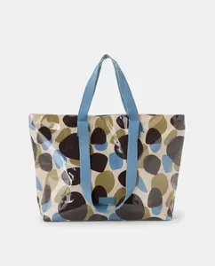 Сумка с геометрическим принтом Jo & Mr. Joe, синий