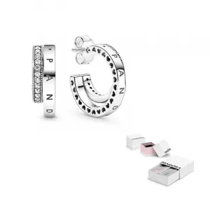 Pandora Серьги из стерлингового серебра 925 пробы для женщин