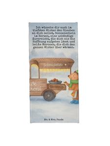 Mr. & Mrs. Panda Банное полотенце с изображением ежика и каштана, надпись, нежно-голубого цвета