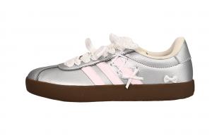 Adidas VL COURT 3.0 низкие скейтборд кроссовки unisex silver white