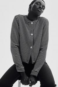 Кардиган из структурированного трикотажа H&M, мультиколор