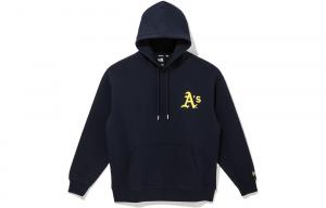 New Era Толстовка мужская темно-синяя с капюшоном Moderate Regular