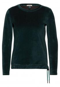 Лонгслив CECIL Shirt, зеленый