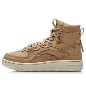 Кроссовки Li-Ning Classic Leisure Hi 'Brown White', коричневый