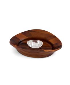 Набор из 2 чипсов и соуса Nambe Ripple Nambé, Brown