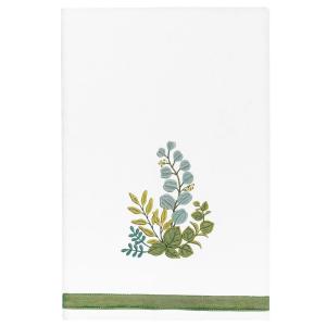 Linum Home Textiles Турецкий хлопок Botanica Набор украшенных полотенец из 4 предметов, бежевый