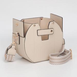 Функциональная сумка-мешок через плечо из искусственной кожи FASHNZFAB, бежевый