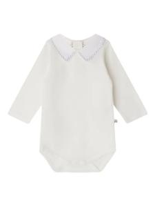 Боди с воротником «Питер Пэн» Bonpoint, белый