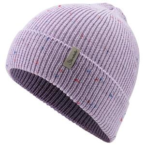 Детская вязаная шапка в крапинку - шапка Sterntaler, Flieder