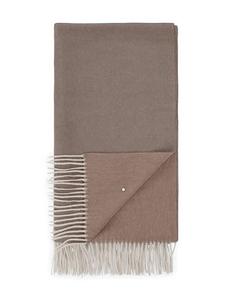 Hey Marly Шерстяной шарф "Классика" бежево-коричневого цвета - (Д)250 x (Ш)65 см