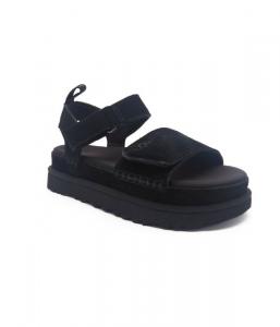 Кожаные сандалии с золотой звездой Ugg, черный