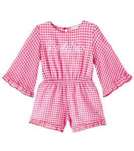 Портофино виши пляжный комбинезон Mussola Monnalisa, Rosso+Bianco