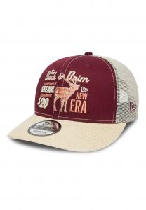 Бейсболка New Era CORD 9FIFTY PC TRUCKER, Beige/Bordeaux