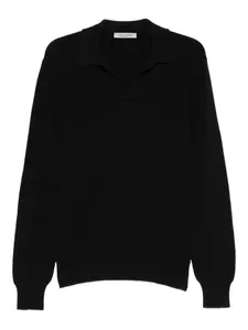 Джемпер с воротником и длинными рукавами Fileria, черный