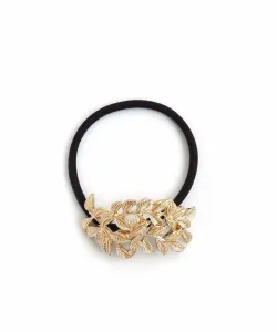 Резинка для волос с растительным мотивом Colleca La, цвет Gold