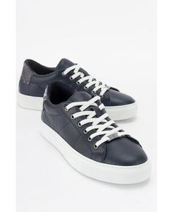 Кроссовки Ayverie из кожи (женские) Forever & Always Shoes, Navy leather