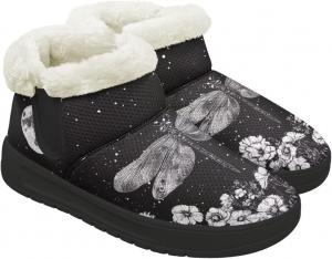 Chririnla Сапожки для женщин зимние утепленные обувь теплые лоферы мокасины зимние платформенные туфли уличные кроссовки 4.5-12