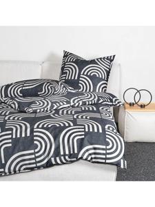 Janine Постельное белье Palermo 31150 08, цвет графитовый, песочный