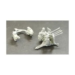 Буксируемый зенитный квадроцикл Vierling с экипажем, WWII Command Decision Miniatures - Germany - Artillery, AA's, AFV's, & AT's (15mm) (Old Glory)