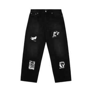 Джинсы Palace P90 Baggy Jean, Patch Up Black