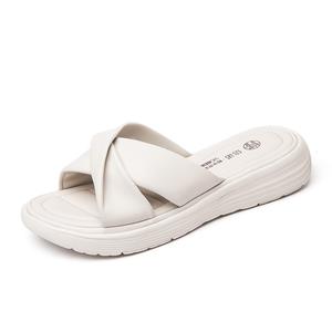 Женские слайды Cigna Цвет экрю/абрикос