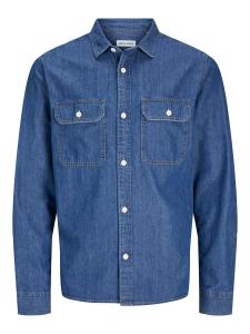 Рубашка на пуговицах классического кроя JACK & JONES JACK & JONES JJETravis, Blue denim