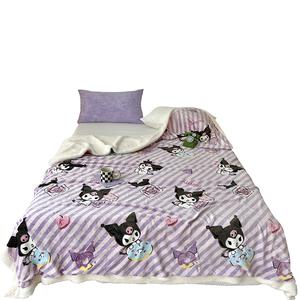Пледы, пледы для дивана и флисовые одеяла Sanrio, Donut Kuromi