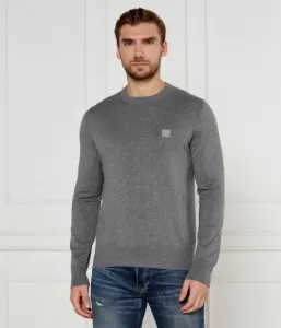 Свитер Кановано regular fit Boss Orange, серый