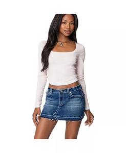 Женская футболка Nykita Layered с длинным рукавом Edikted, розовый