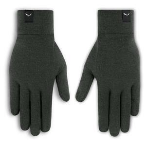 Женские перчатки из мериносовой шерсти Cristallo - перчатки Salewa, зеленый