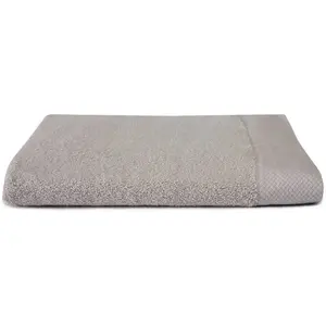 Полотенце для душа Pure, 100% супер мягкий махровый хлопок, впитывающее, мягкое Seahorse, светло-серый