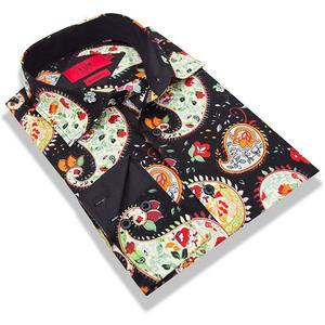 Мужская рубашка slim fit с принтом пейсли Elie Balleh