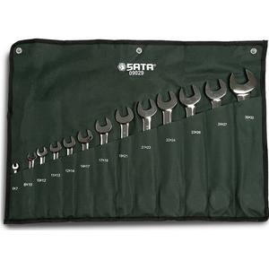 Набор полностью полированных двусторонних ключей SATA из 13 предметов 09029, корпоративная настройка