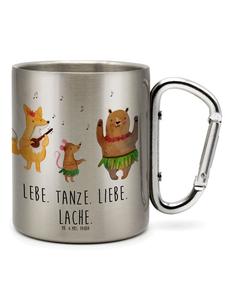 Кружка Лесные животные с надписью Алоха в серебряном цвете Mr. & Mrs. Panda