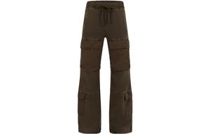 Широкие брюки с деталями карго Entire Studios, коричневый