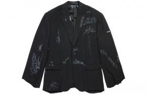 Деловой костюм унисекс черный Balenciaga, черный