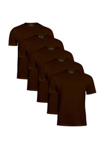 Футболка Cotton Prime 5ER PACK O NECK TEE, Braun/Brown