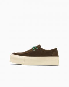 Мокасины All Star Lifted Crepe Tape Moccasin OX на платформе Converse, цвет Espresso