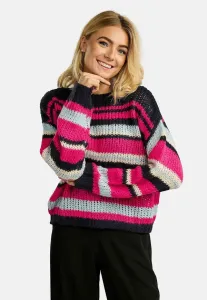 Свитер в полоску «фродин» Liberté Essentiel, Navy Pink Creme Stripe