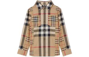 Детская рубашка Burberry, цвет Beige